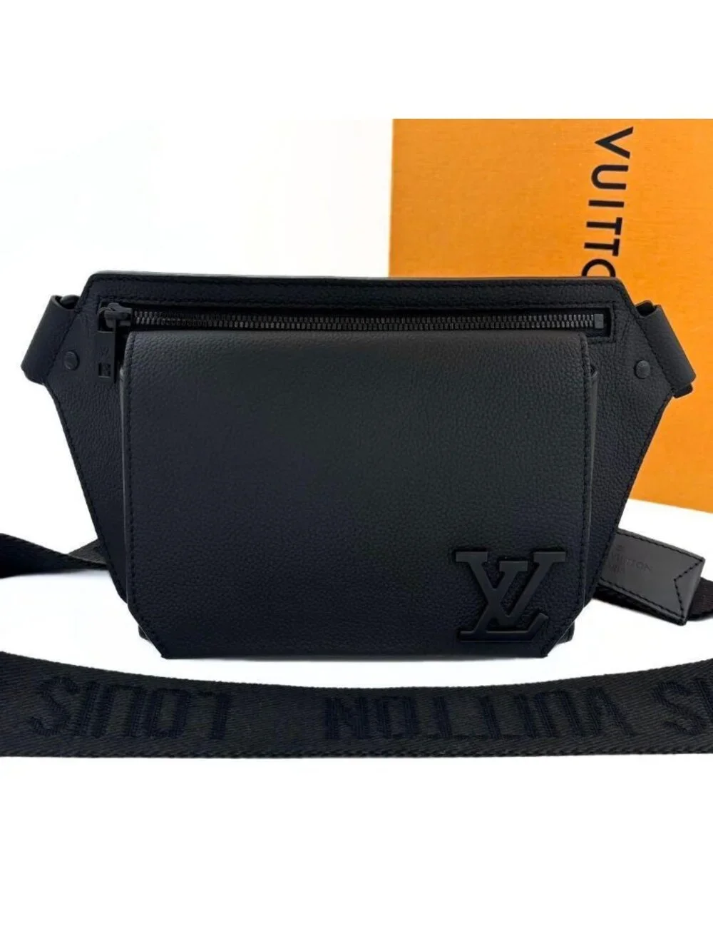 Louis Vuitton Aerogram Takeoff Sling Bag Noir